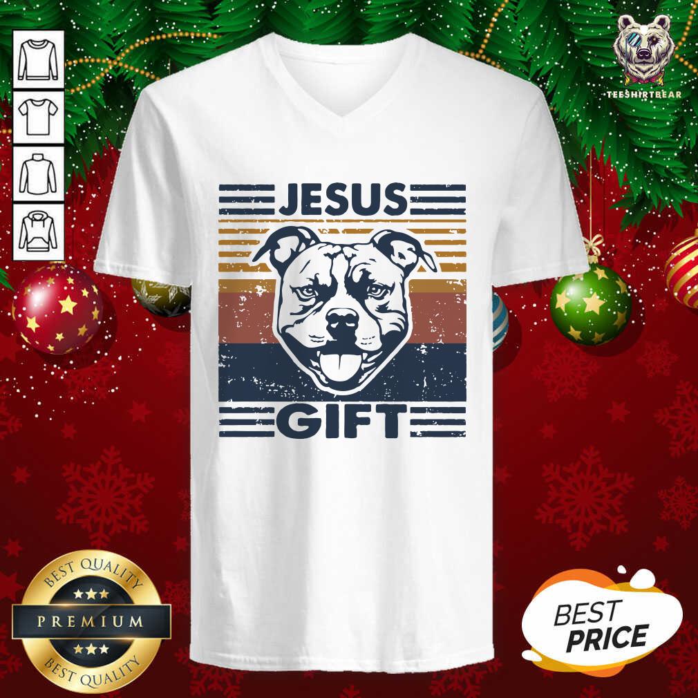 Official Pitbull Jesus Gift Vintage Shirt