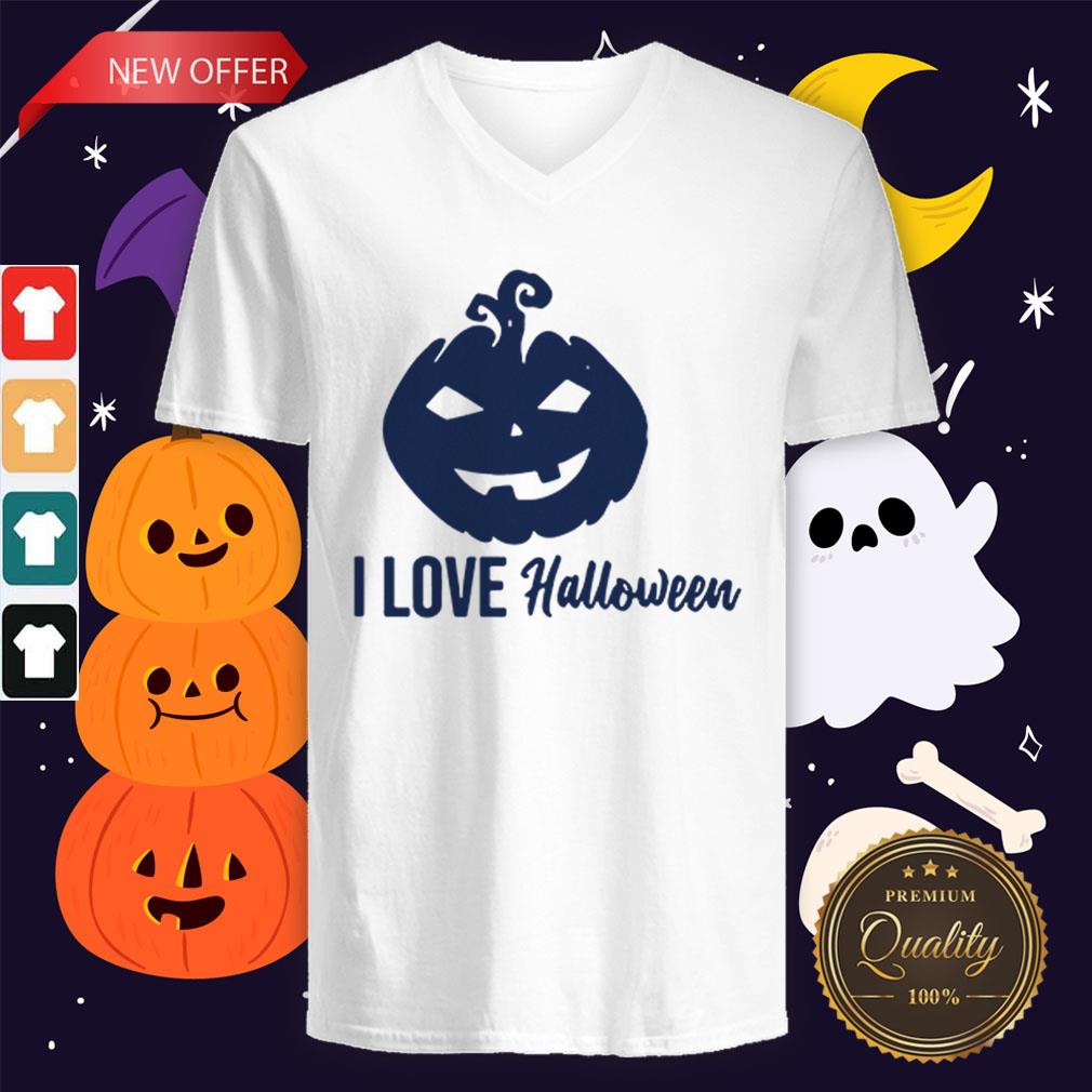 Official Pumpkin I Love Halloween Shirt