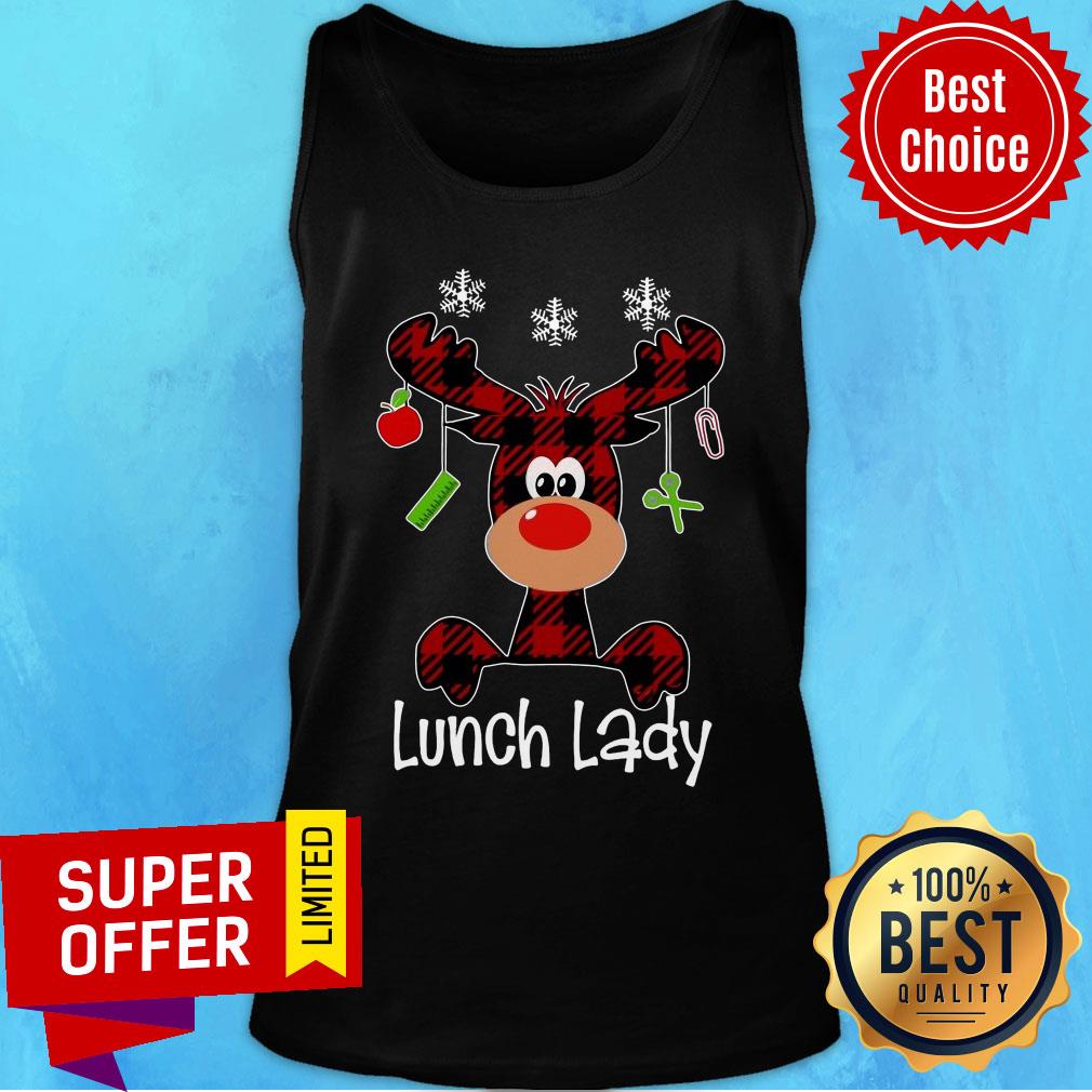 Official Reindeer Lunch Lady Christmas Shirt