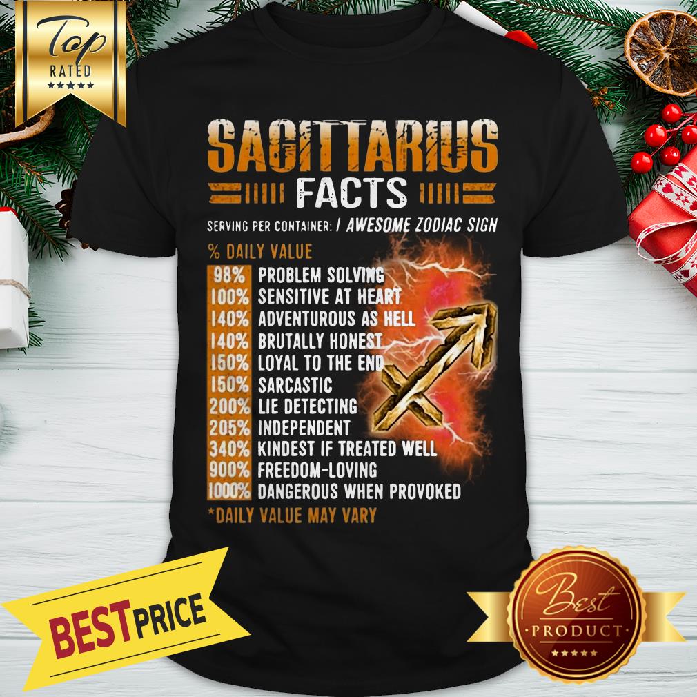Official Sagittarius Facts Shirt