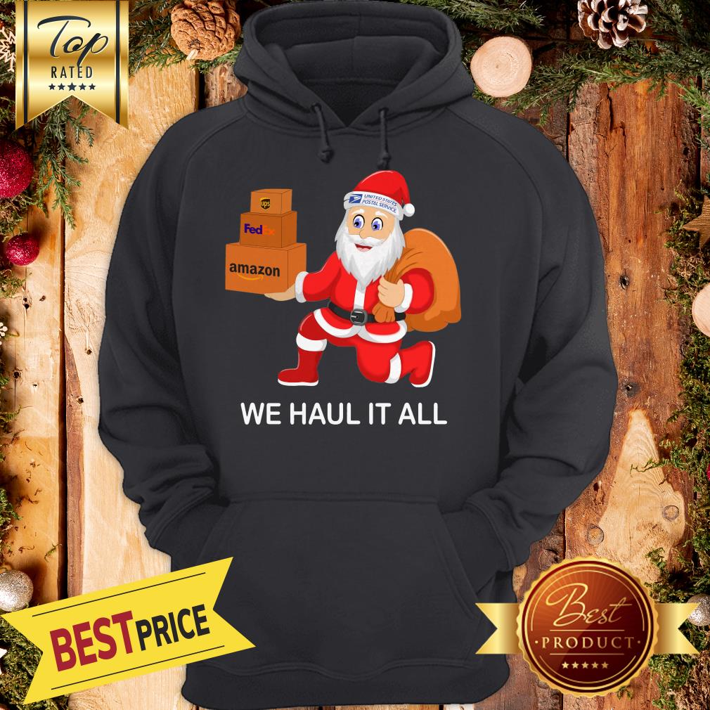 Official Santa Ups FedEx Amazon We Haul It All Shirt