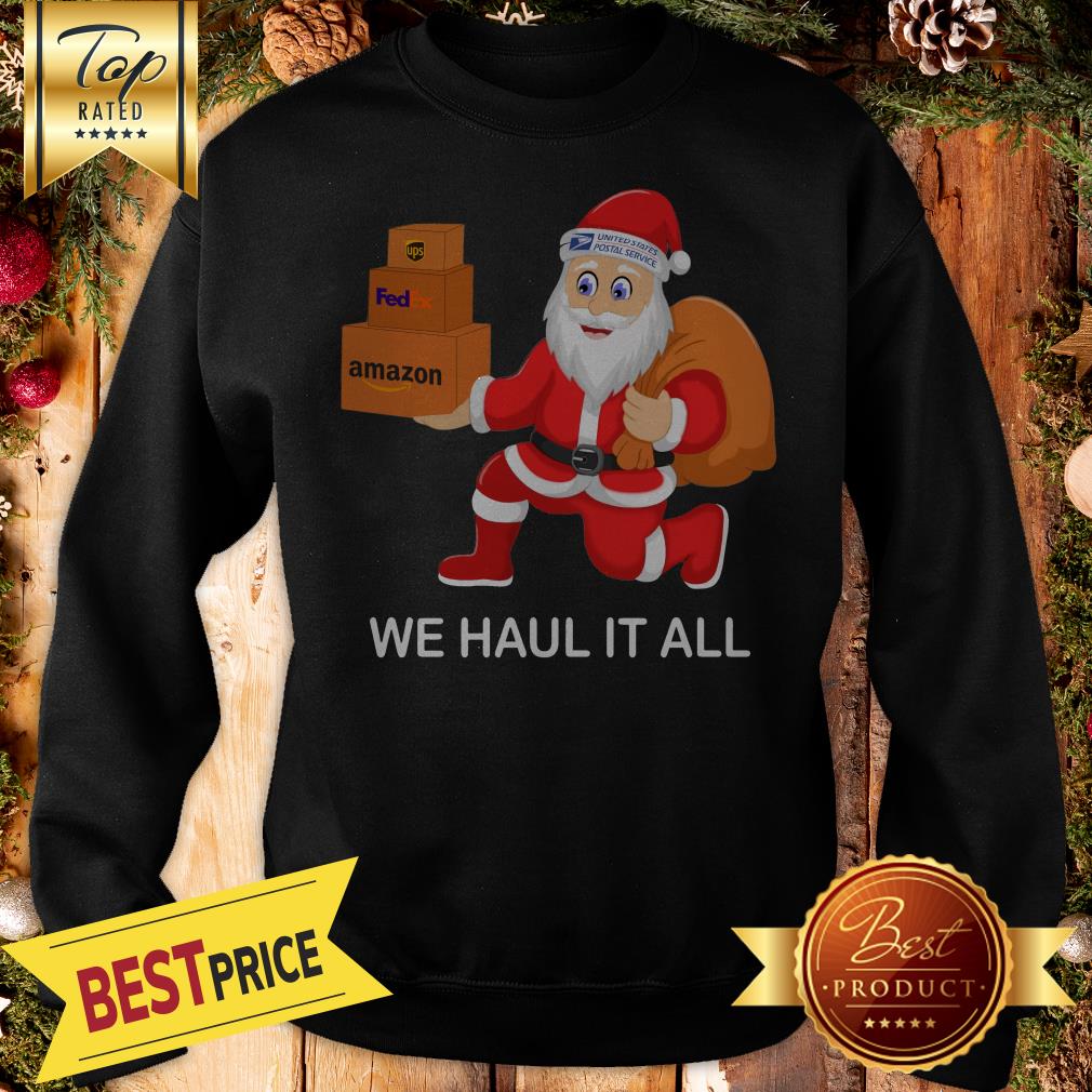 Official Santa Ups FedEx Amazon We Haul It All Shirt