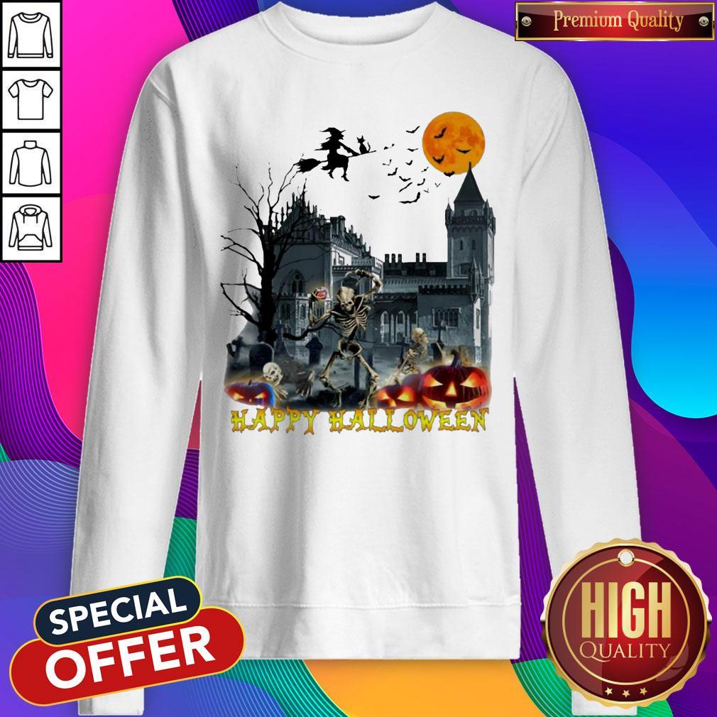 Official Skeleton Happy Halloween Shirt