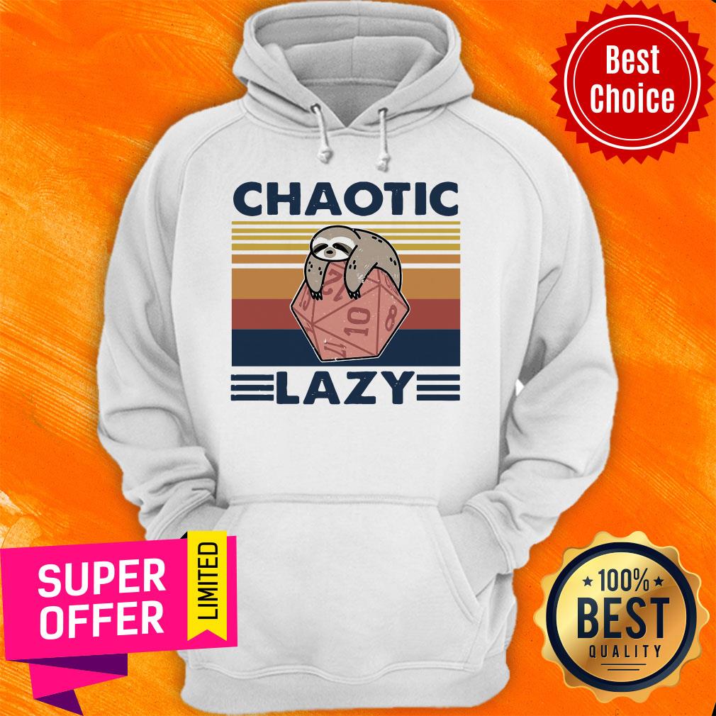 Official Sloth Chaotic Lazy Vintage Shirt