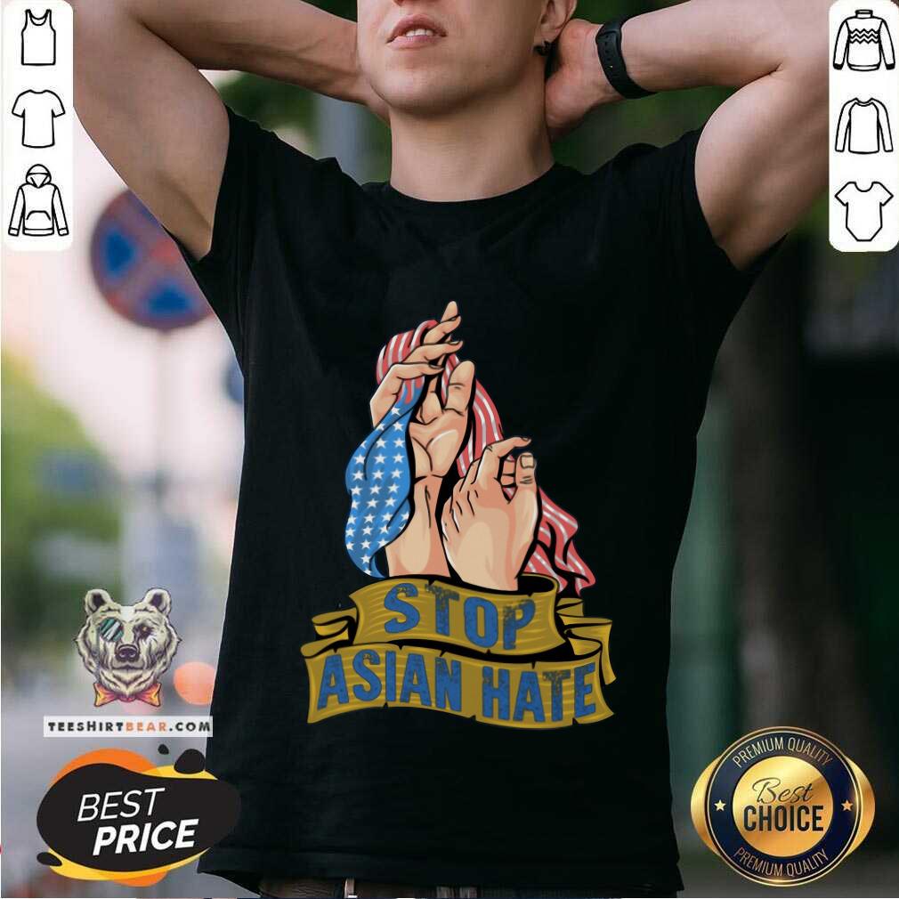 Official Stop Asian Hate Ameerica Flag AAPI Shirt