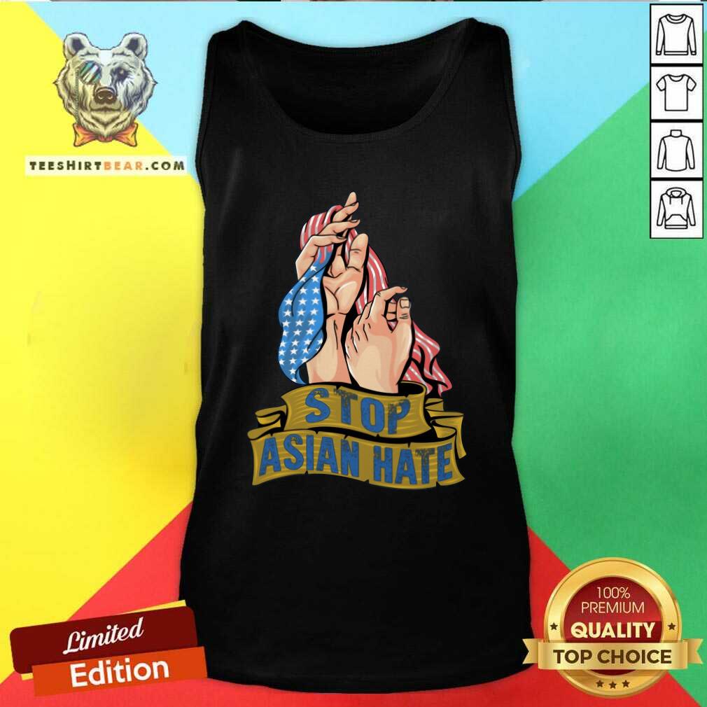 Official Stop Asian Hate Ameerica Flag AAPI Shirt