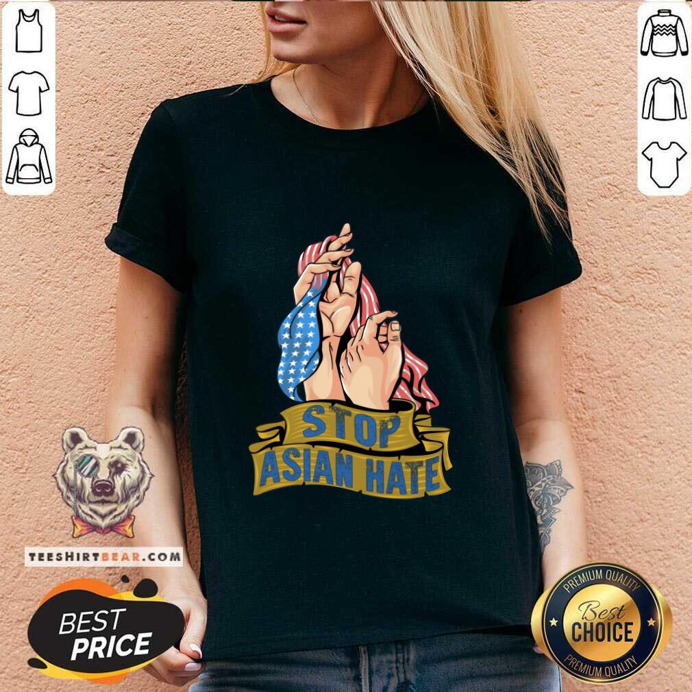 Official Stop Asian Hate Ameerica Flag AAPI Shirt