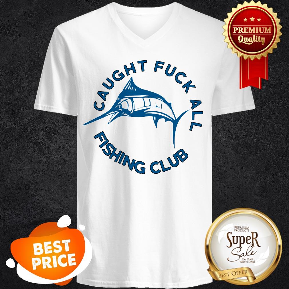 Official Swordfish Caught Fuck All Fishing Club Shirt