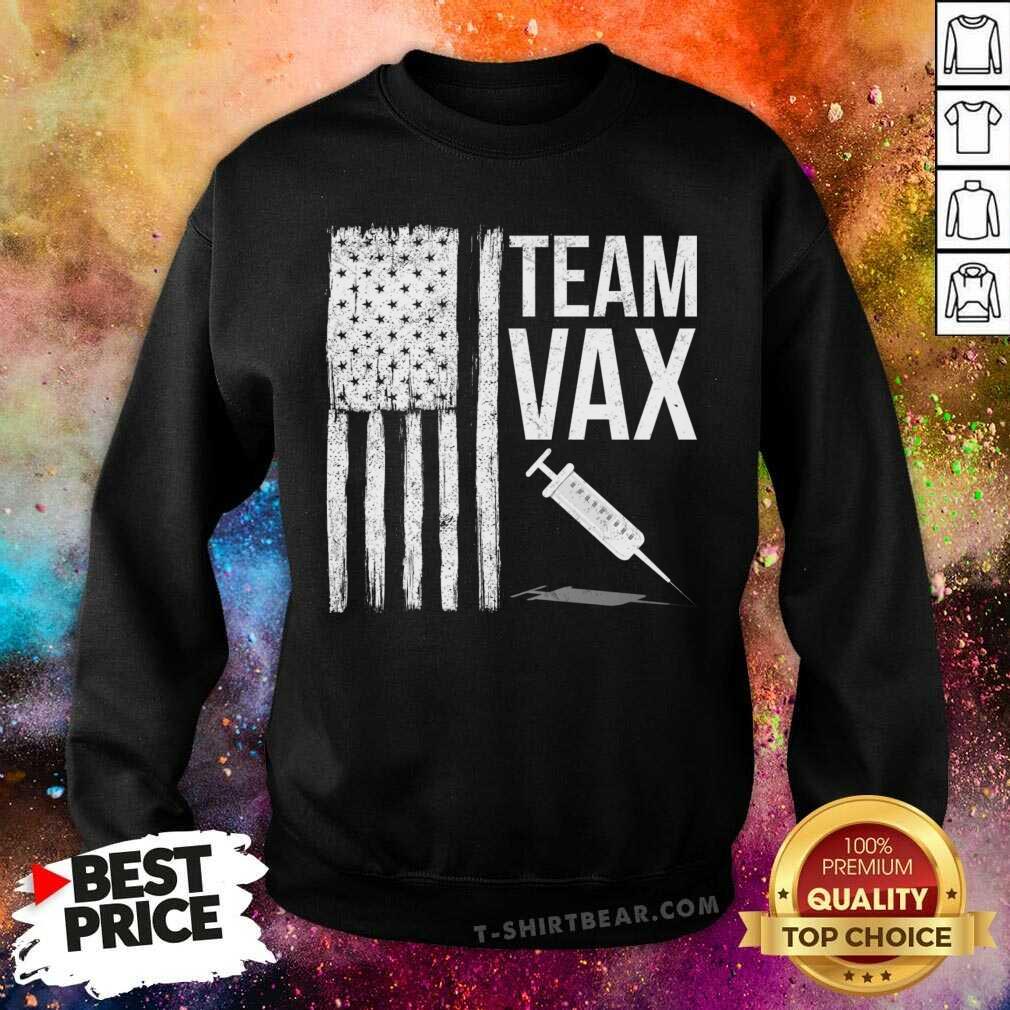 Official Team Vax Vaccine American Flag Shirt