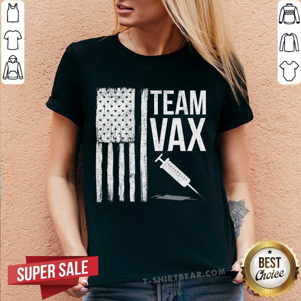 Official Team Vax Vaccine American Flag Shirt