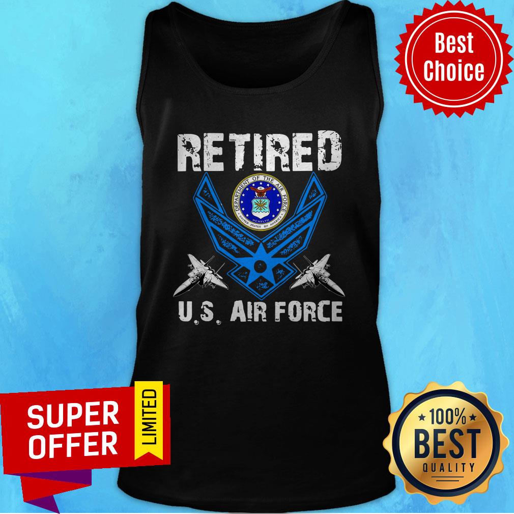 Official Vintage Retired Us Air Force Veteran Patriotic Shirt