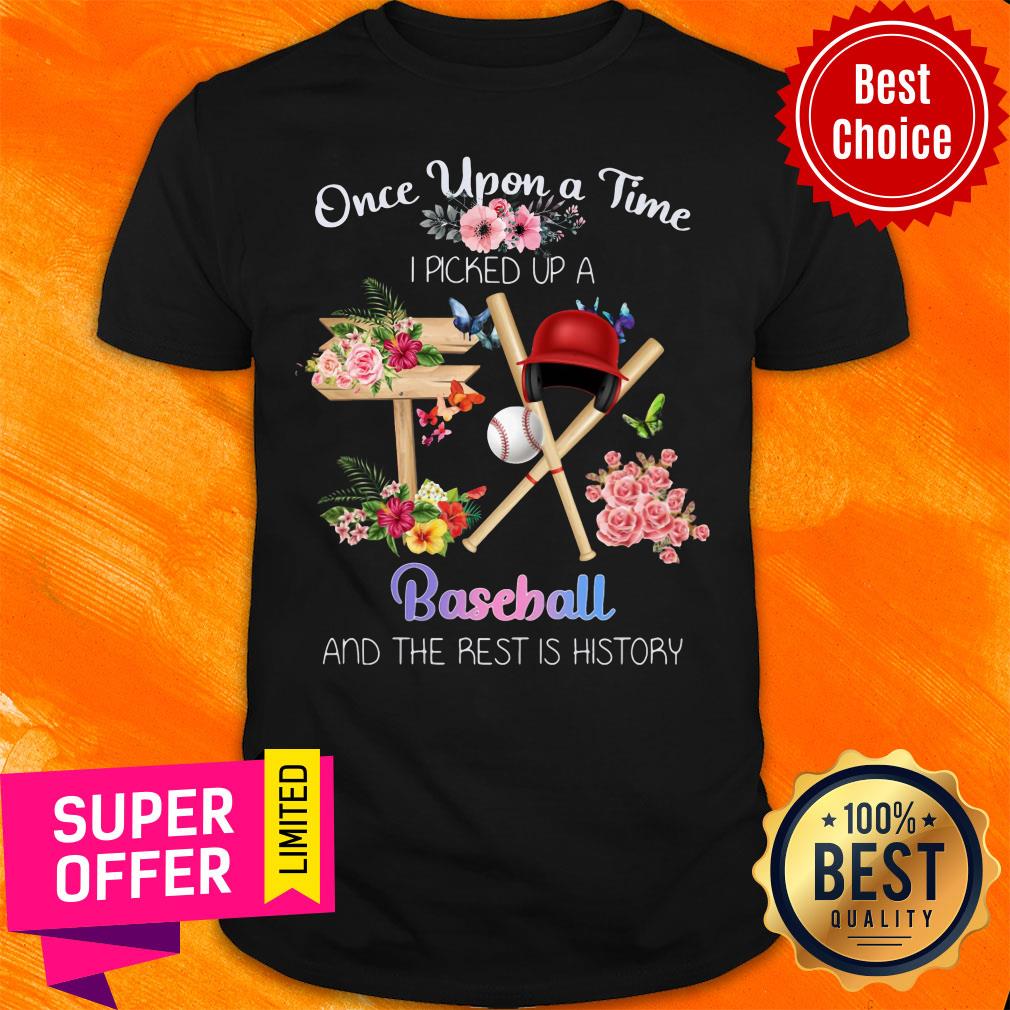 Once Upon A Time Picked Up A Baseball Shirt