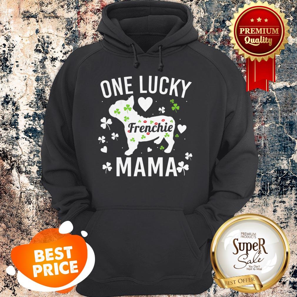One Lucky Mama Mom St Patricks Frenchie French Bulldog Shirt