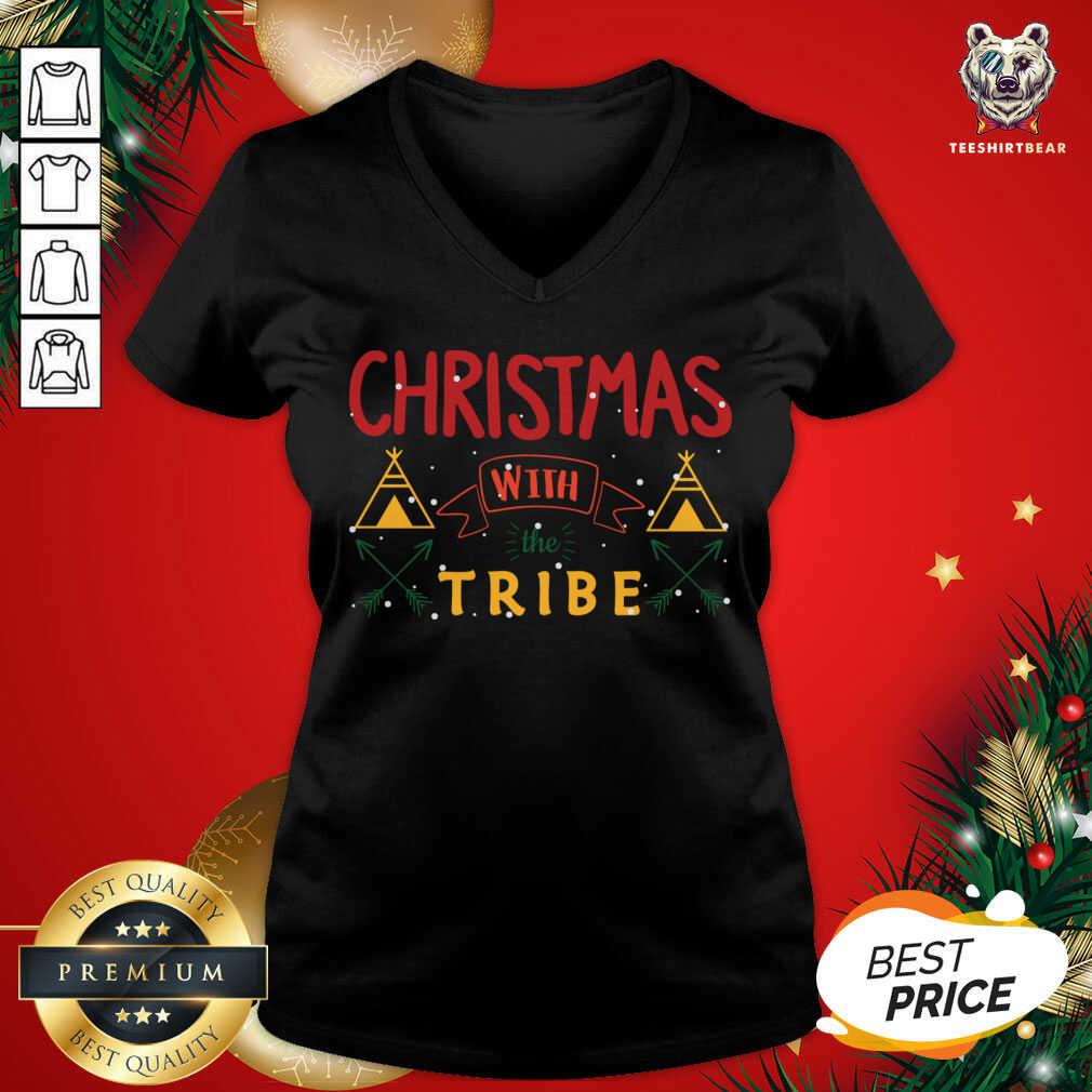 Original Christmas With The Tribe Shirt