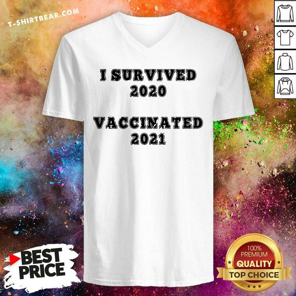 Original I Survived 2020 Vaccinated 2021 Shirt