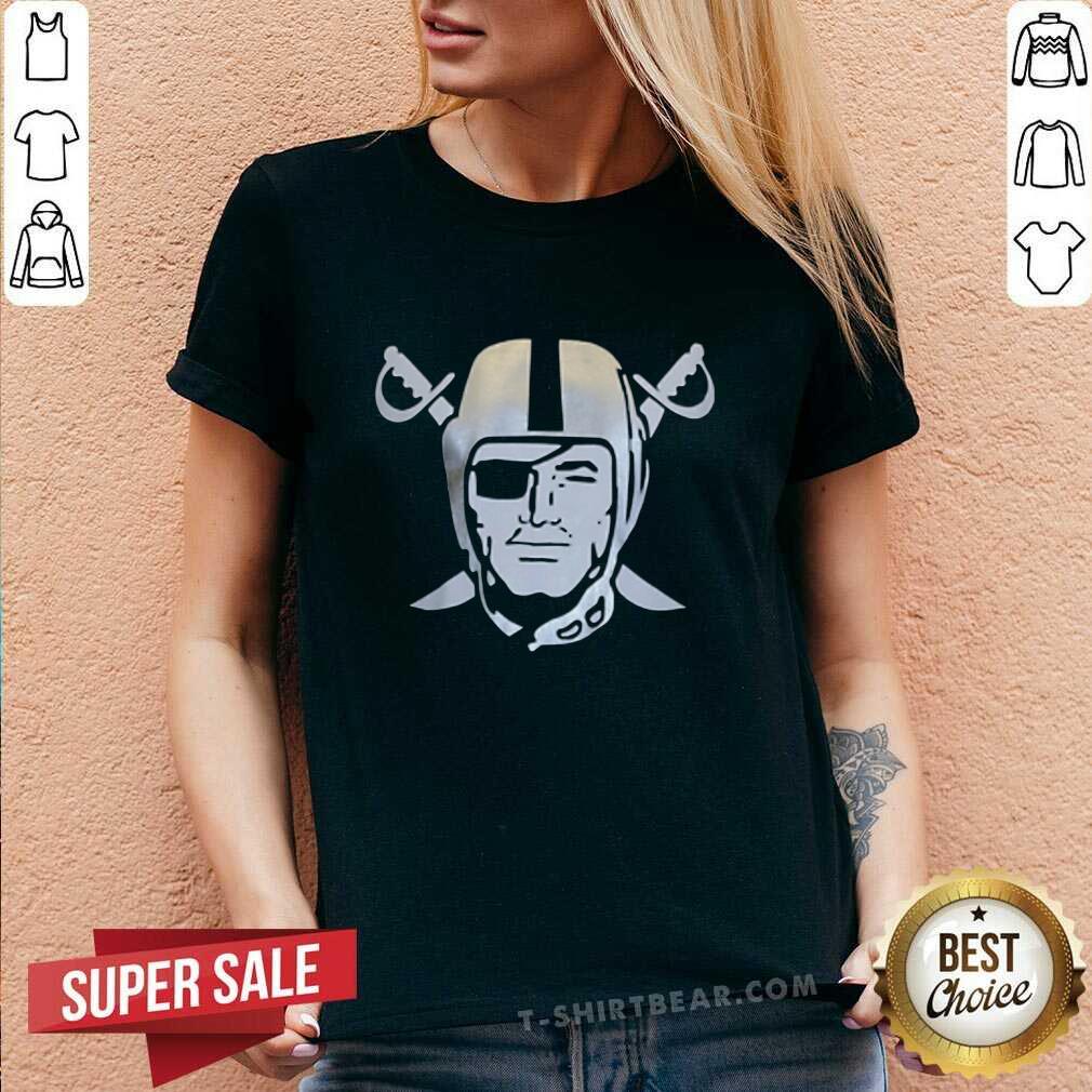 Original Oakland Raiders Free Raider Face Shield Shirt