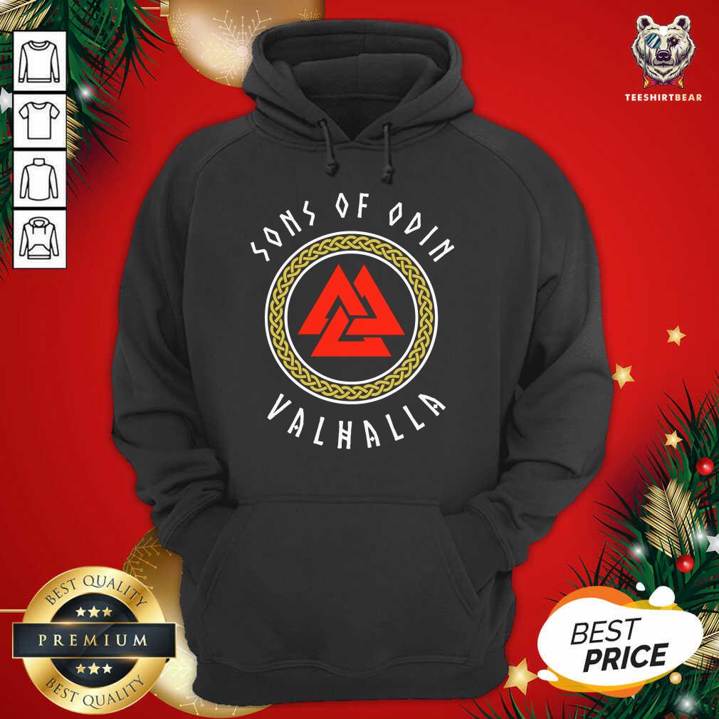 Original Sons Of Odin Valhalla Viking Valknut Shirt