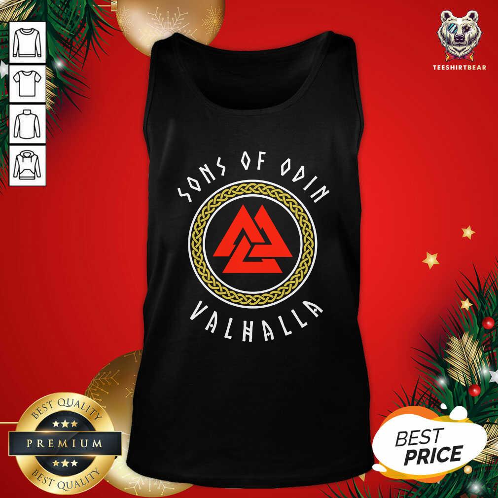 Original Sons Of Odin Valhalla Viking Valknut Shirt