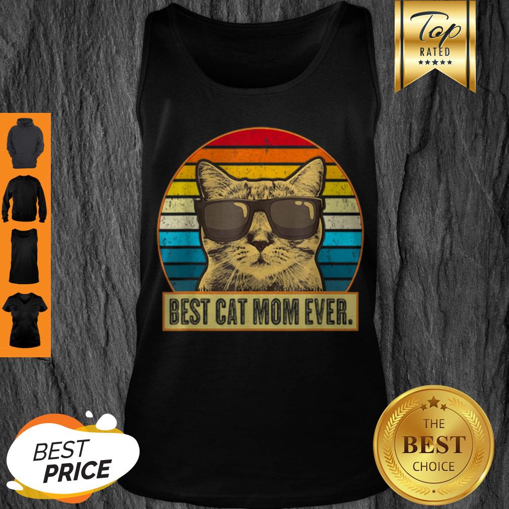 Original Vintage Best Cat Mom Ever Cat Mommy Mother Gift Women shirt