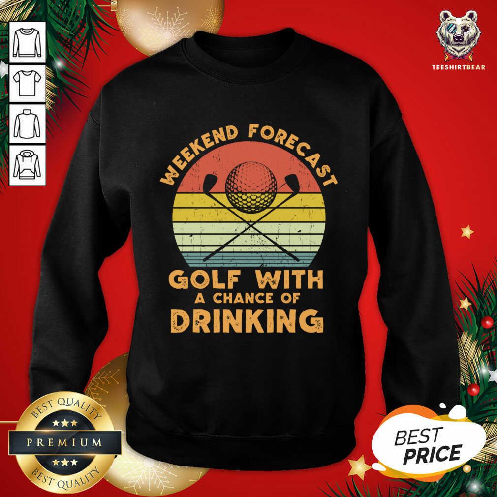 Original Weekend Forecast Funny Golfer Player T-Shirt