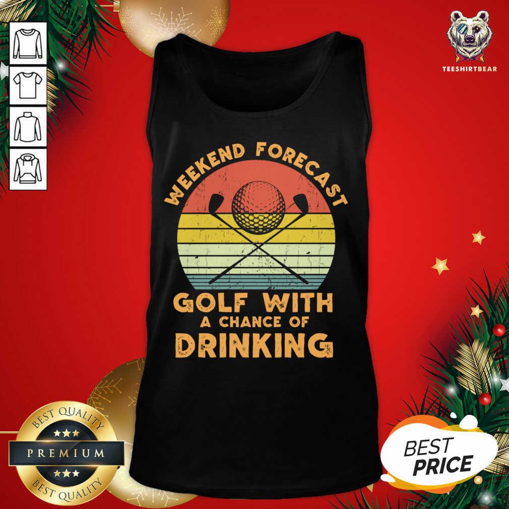 Original Weekend Forecast Funny Golfer Player T-Shirt