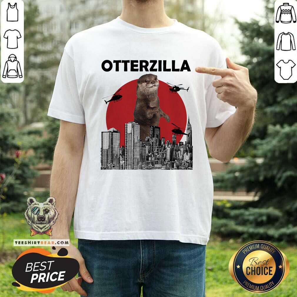 Otterzilla Otter Godzilla Shirt