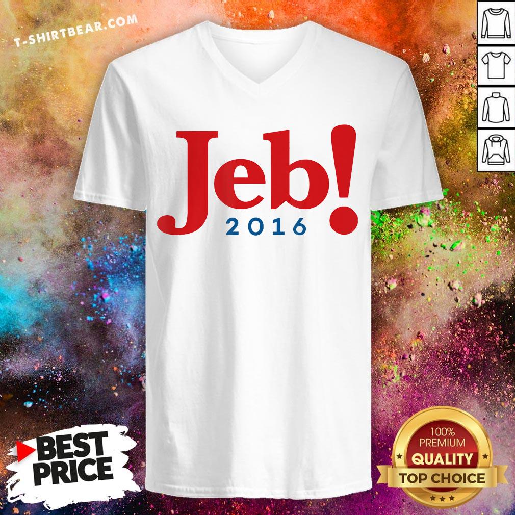 Colorful Jeb Bush For President 2016 Shirt