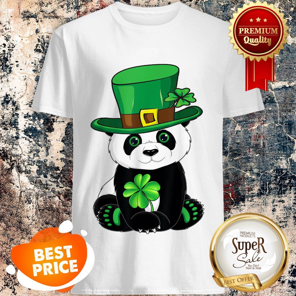 Panda St Patricks Day Leprechaun Panda Shirt
