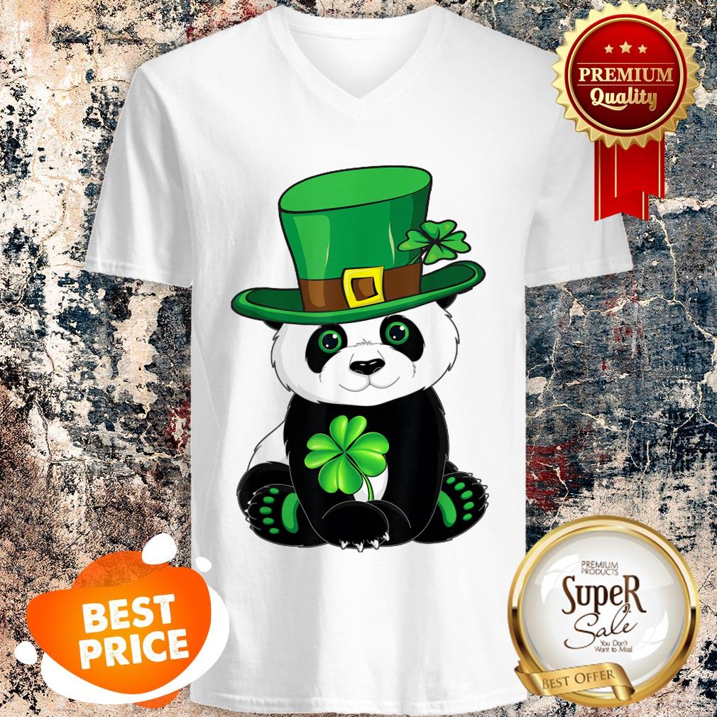 Panda St Patricks Day Leprechaun Panda Shirt