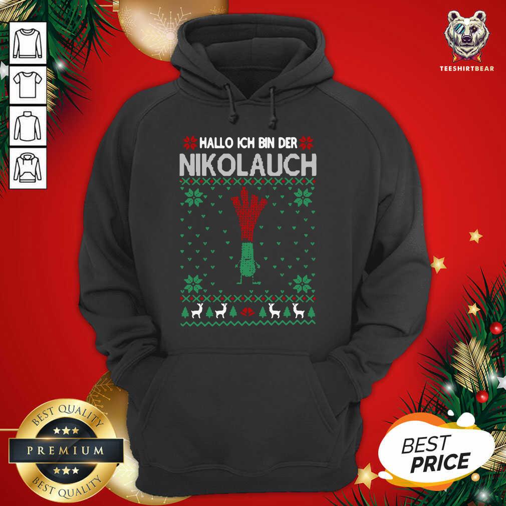 Perfect Hallo Merry Christmas Hallo Ich Bin Der Nikolaus Shirt
