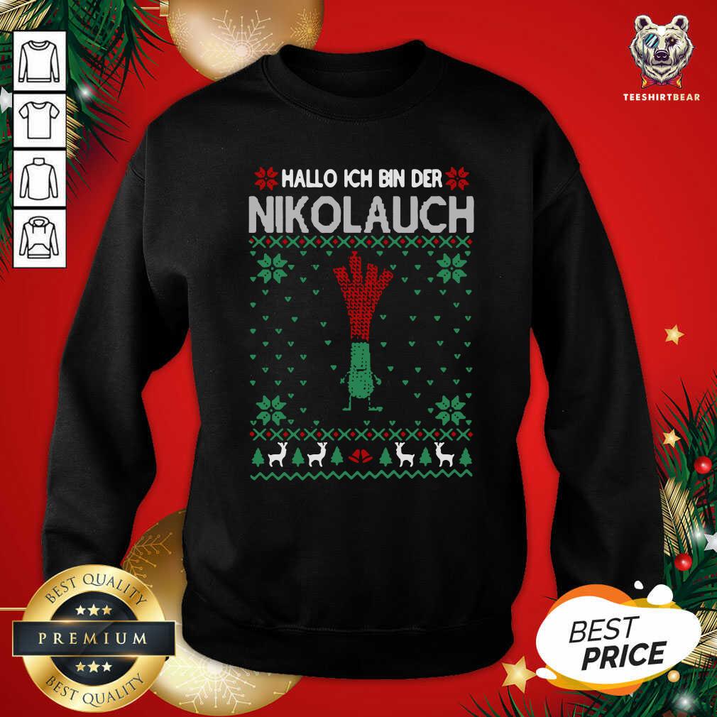 Perfect Hallo Merry Christmas Hallo Ich Bin Der Nikolaus Shirt