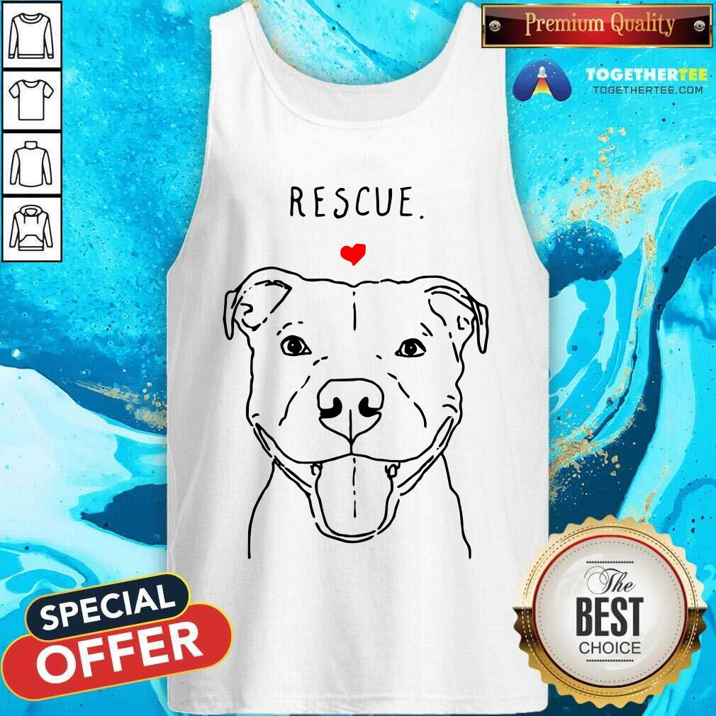 Pit Bull Rescue Love Smiling Shirt