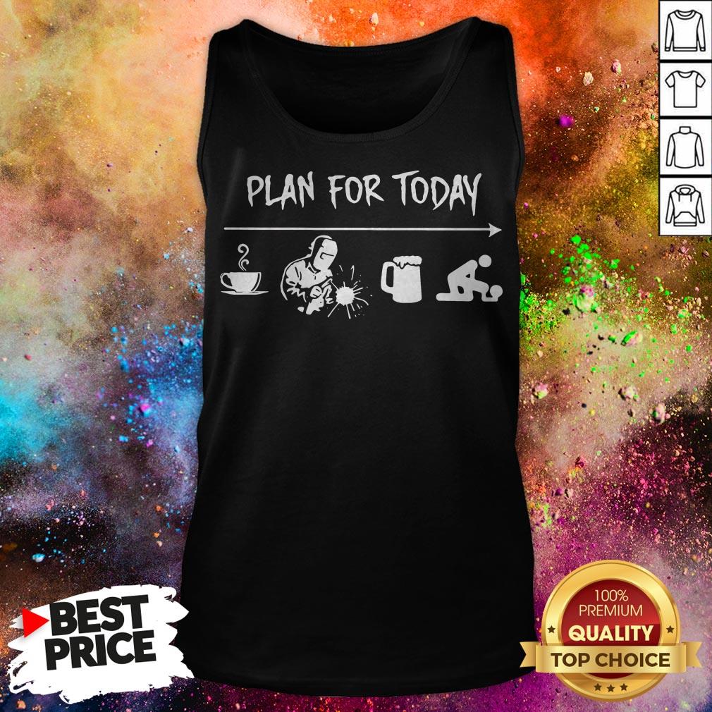 Plan For Today I Like Coffee Blacksmith Beer And Fuck Shirt