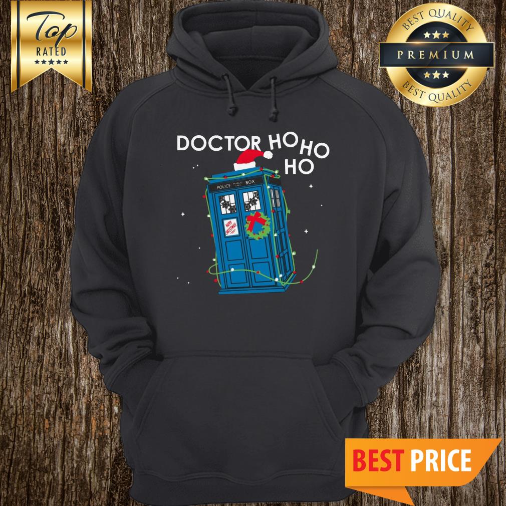 Police Box Dr Who Ho Ho Ho Christmas shirt