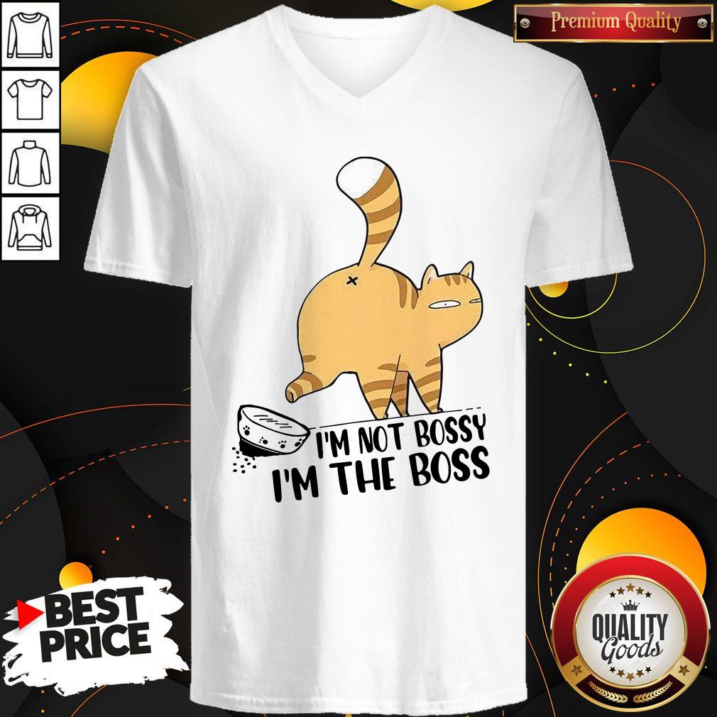 Premium Cat Im Not Bossy Im The Boss Shirt