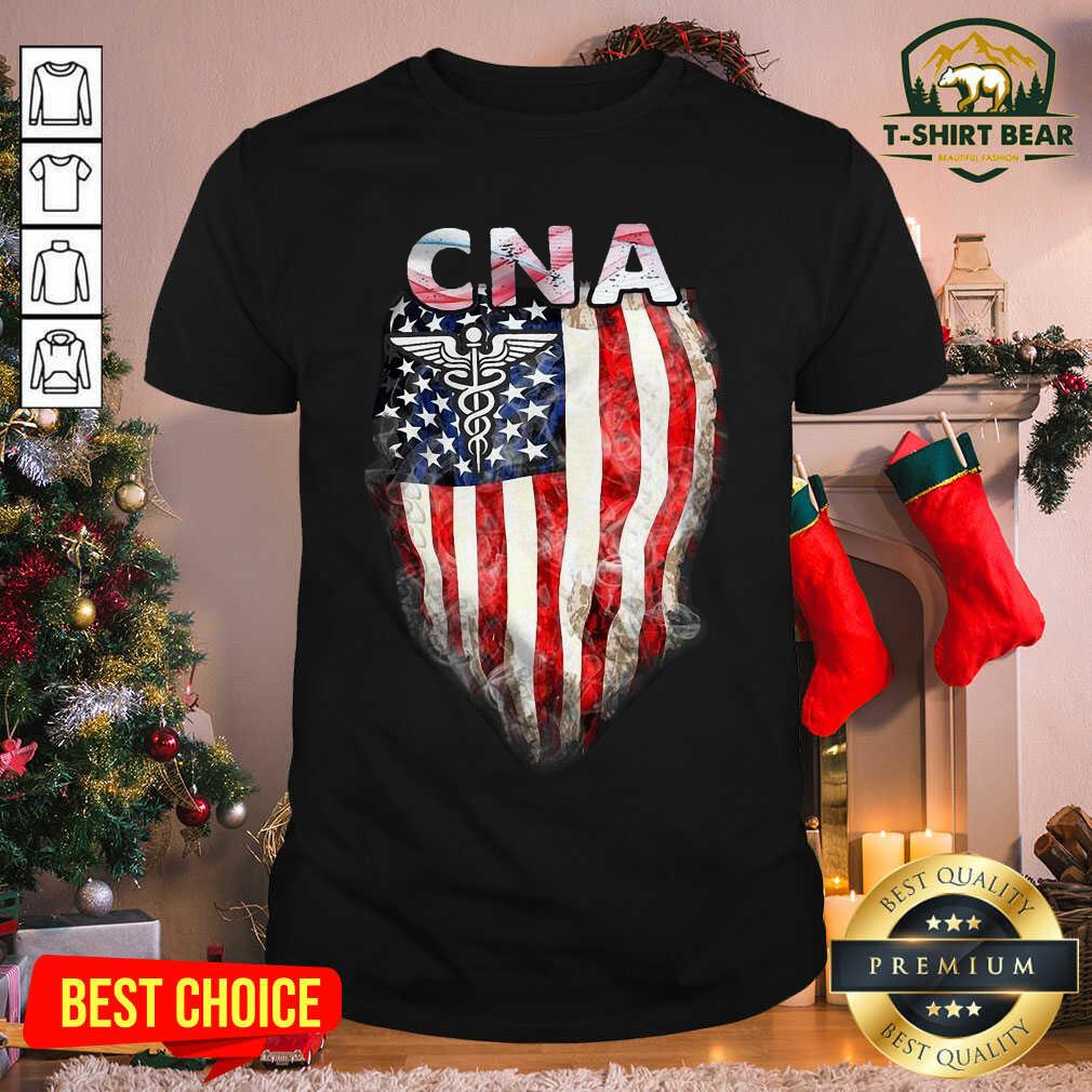 Premium CNA Gift American Flag Shirt