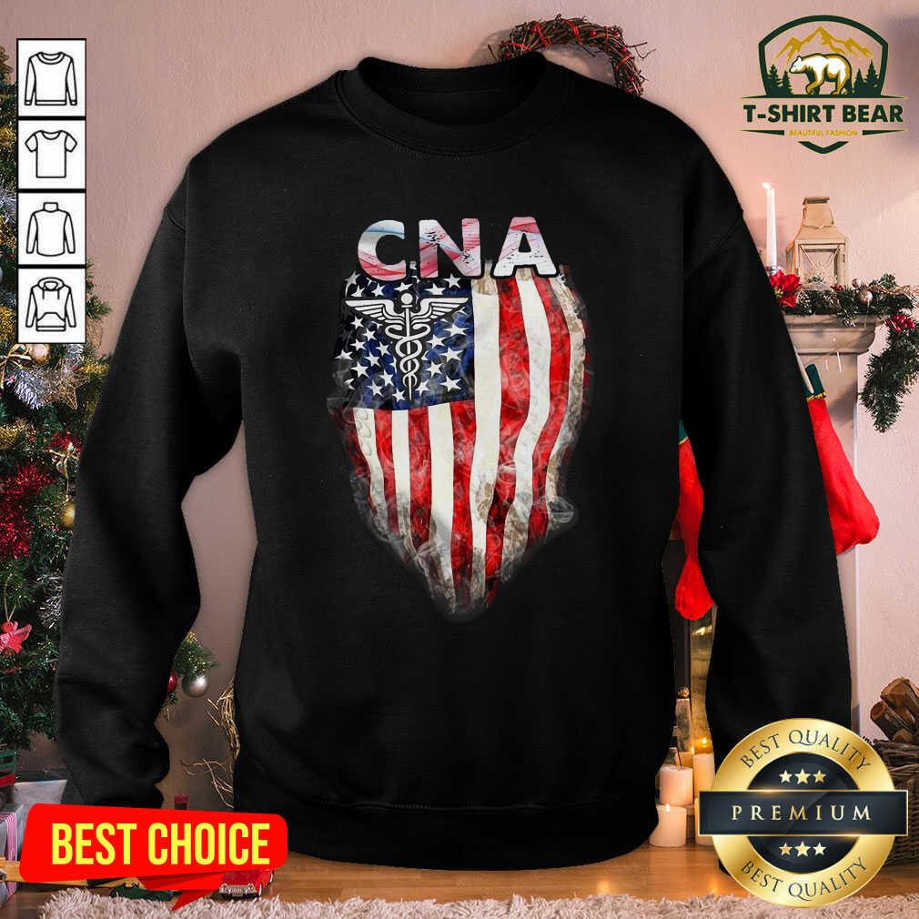 Premium CNA Gift American Flag Shirt