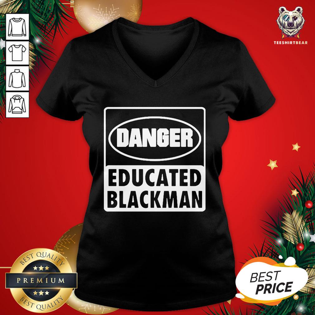 Premium Danger Educated Black Man ShirtPremium Danger Educated Black Man Shirt