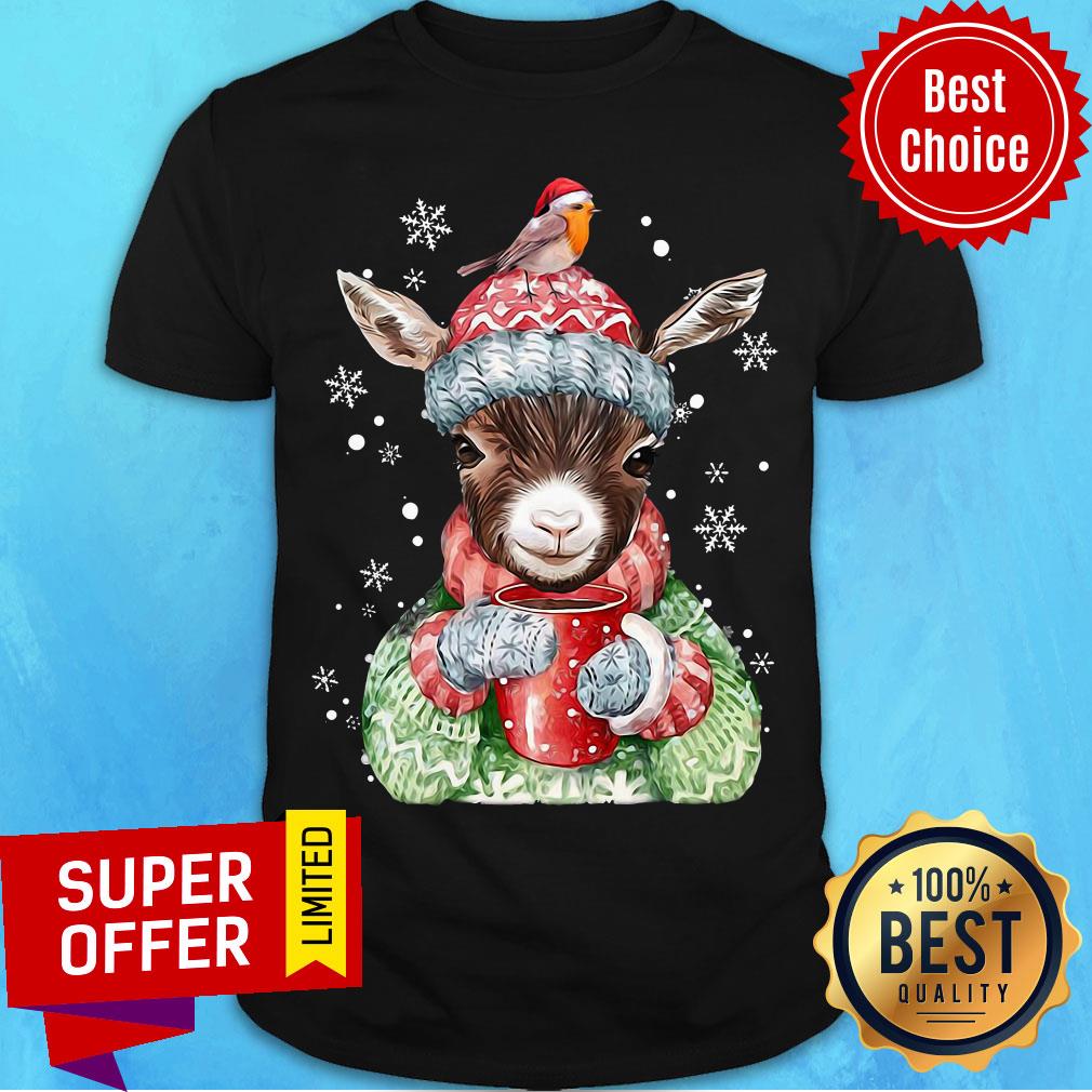 Premium Goat Warm Winter Gift For Farm Animal Lover Shirt