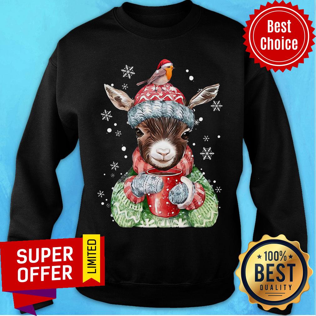 Premium Goat Warm Winter Gift For Farm Animal Lover Shirt