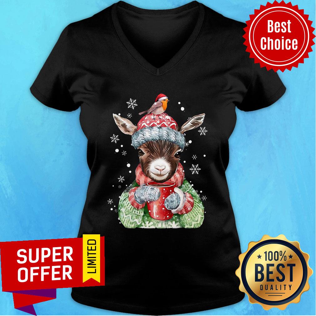 Premium Goat Warm Winter Gift For Farm Animal Lover Shirt
