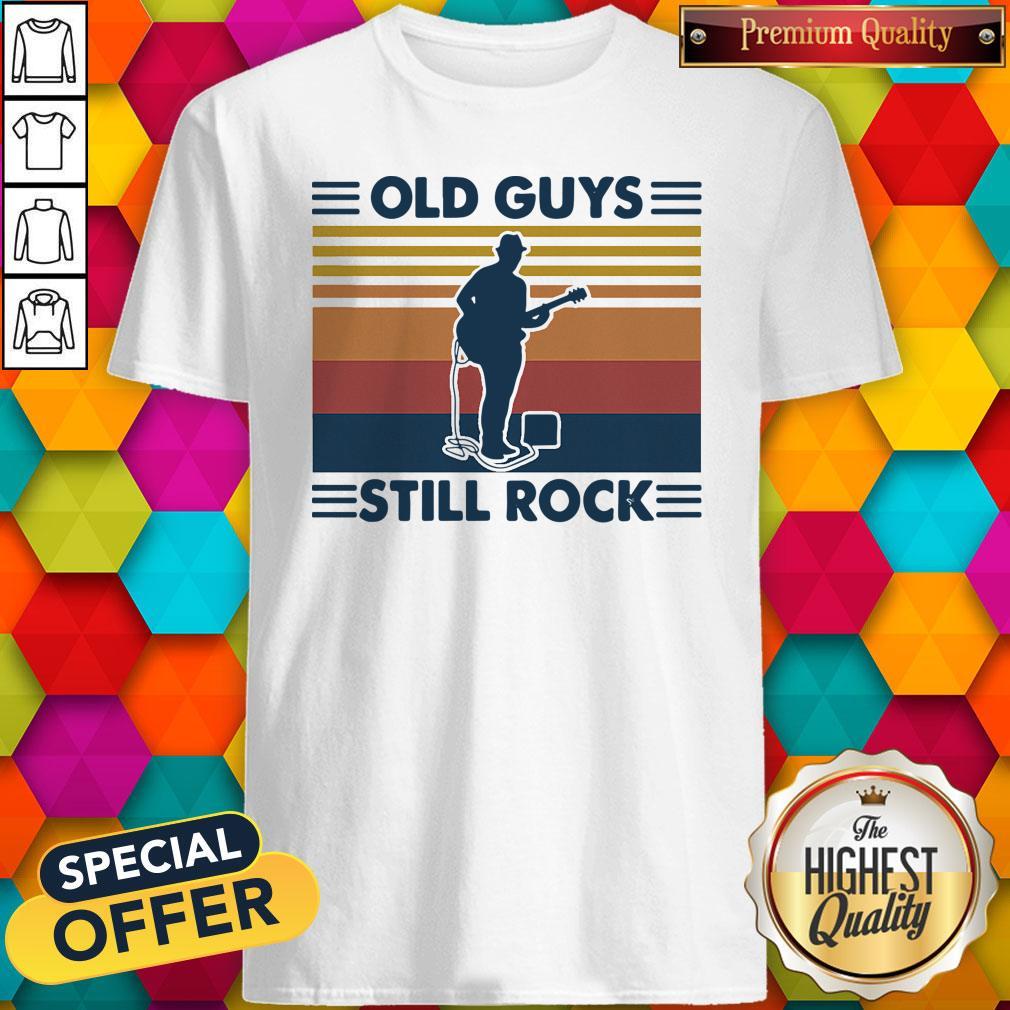 Premium Guitar Old Guys Still Rock Vintage Shirt