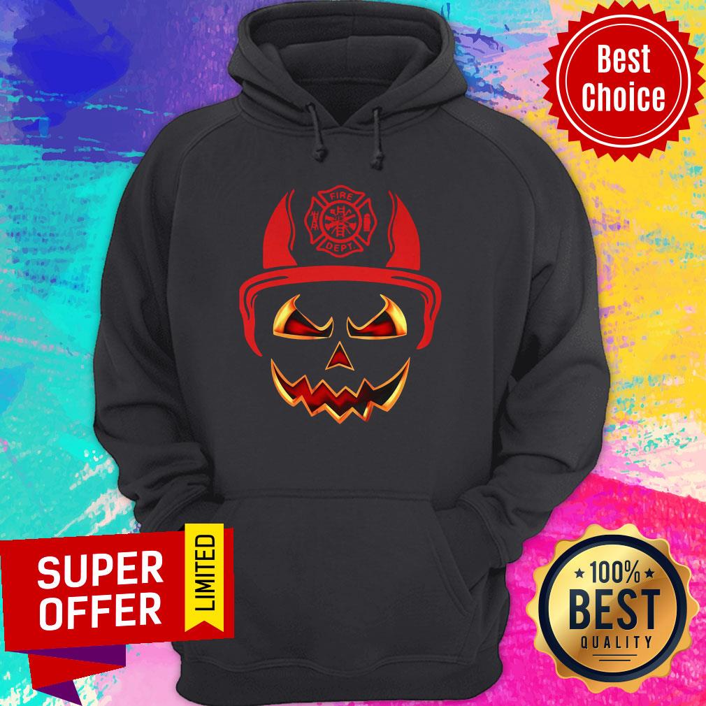 Premium Happy Halloween Skull Firefighter Shirt