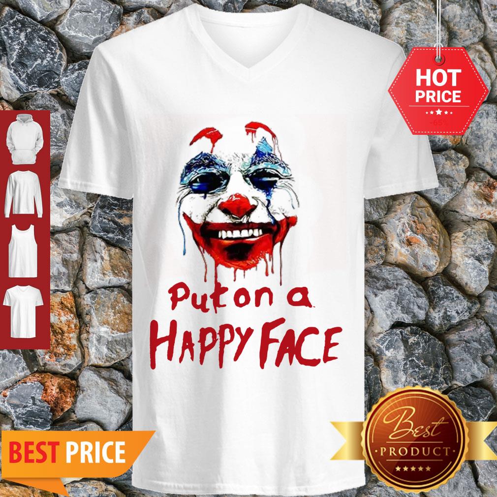 Premium Joker 2019 Put on A Happy Face Joaquin Phoenix Shirt