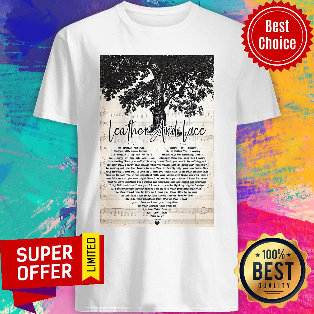 Premium Leather And Lace Shirt