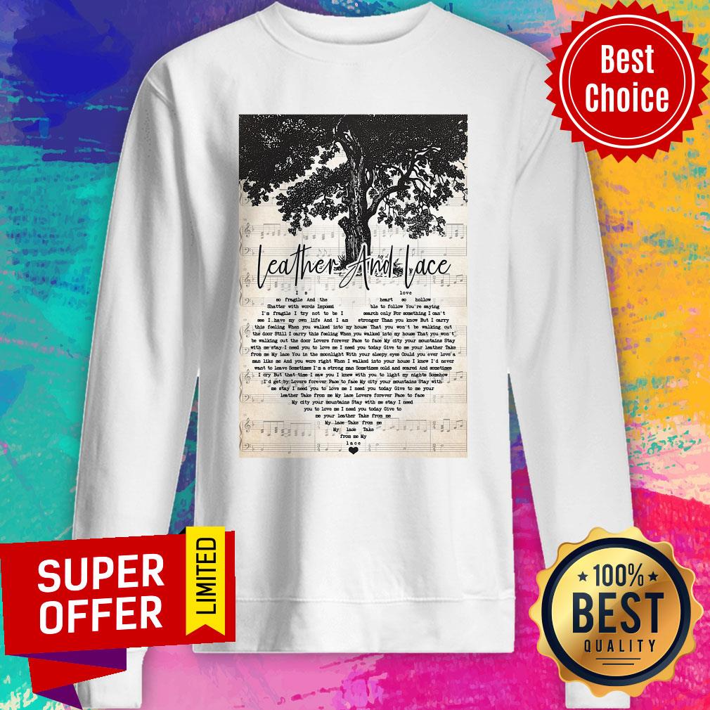 Premium Leather And Lace Shirt