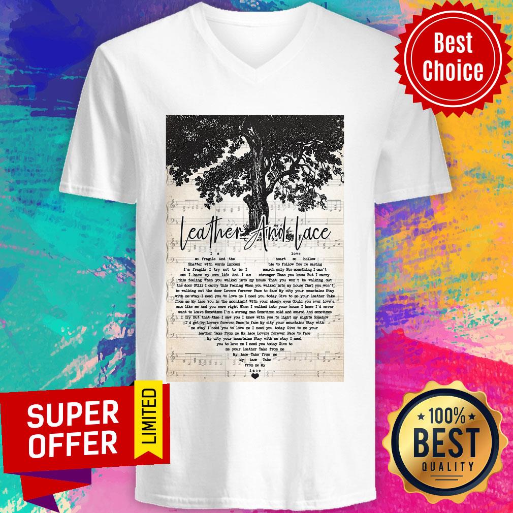 Premium Leather And Lace Shirt