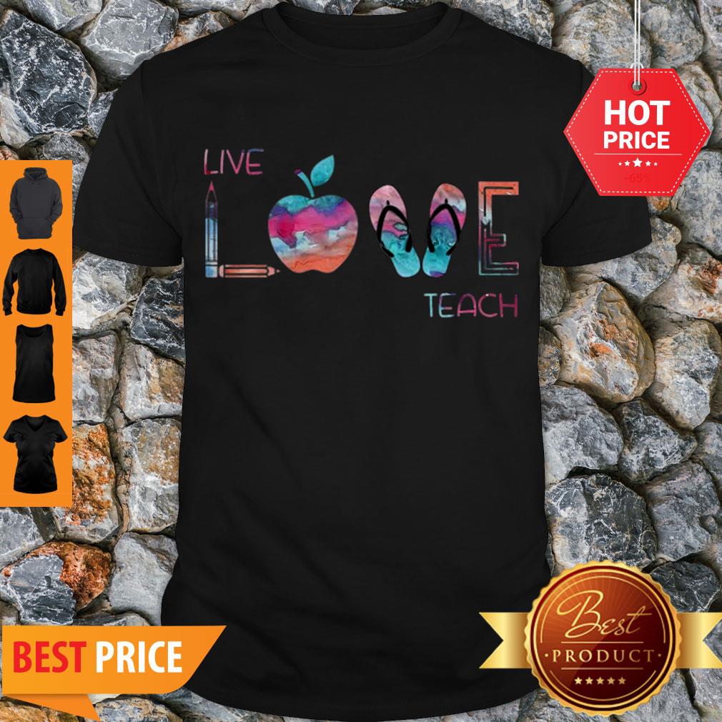 Premium Live Love Teacher Stationery Shirt
