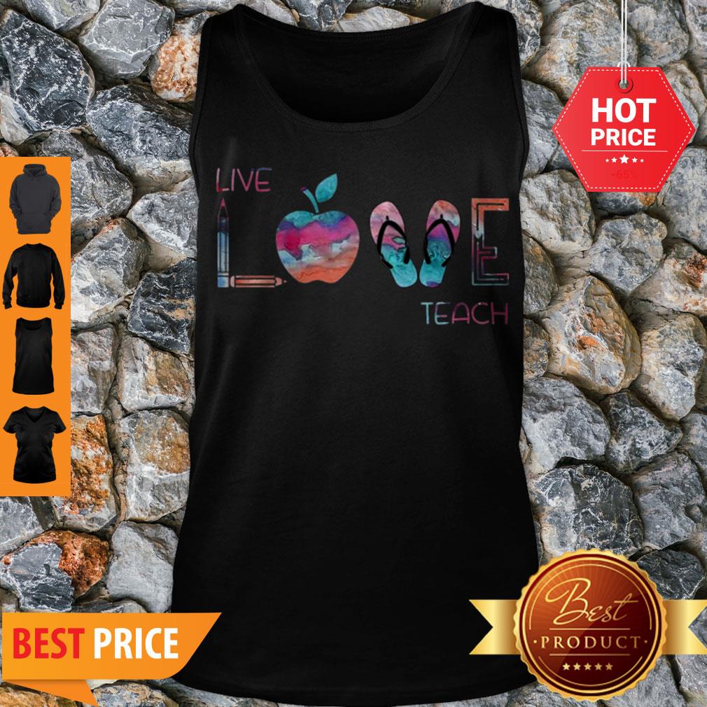 Premium Live Love Teacher Stationery Shirt