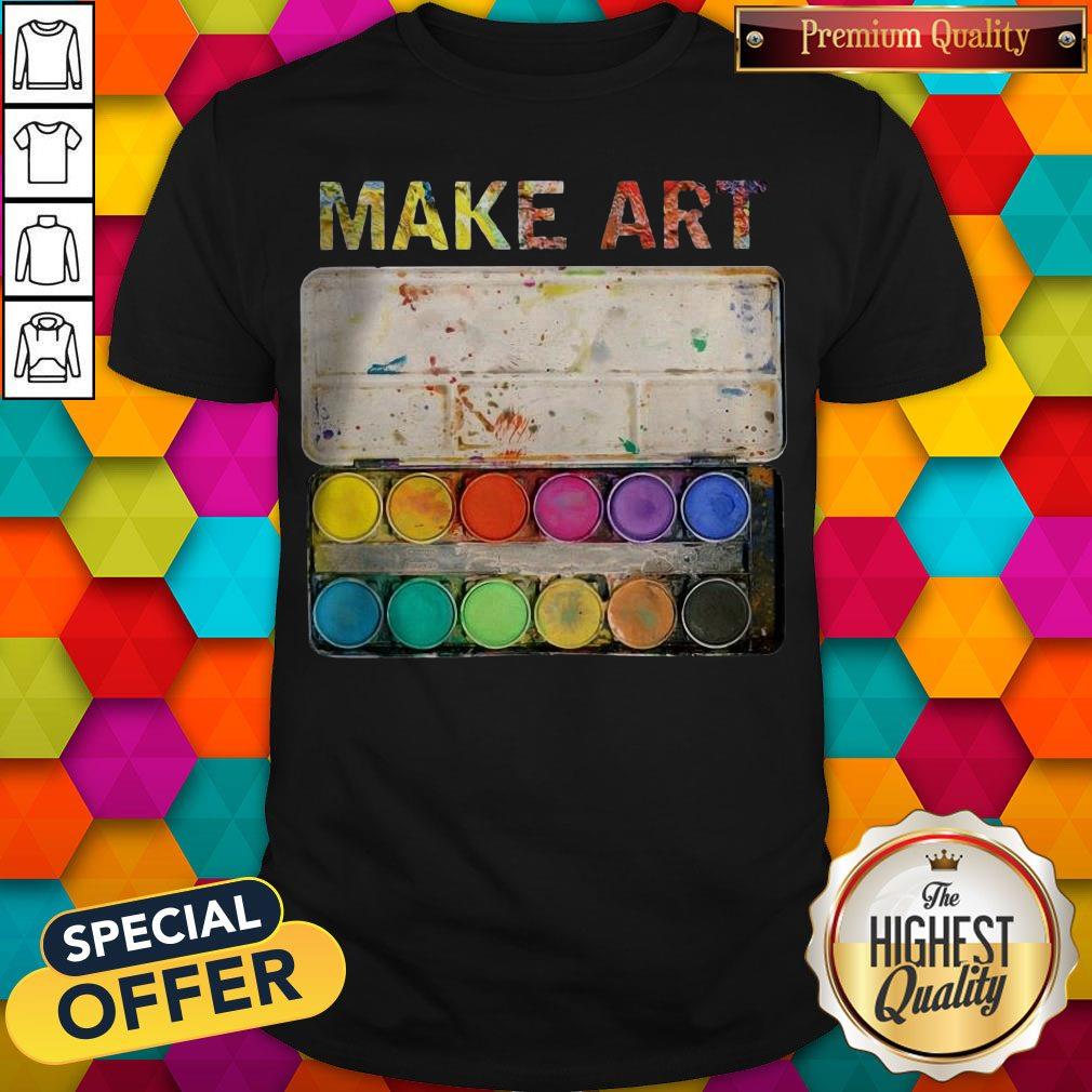 Premium Make Art Artist Painting Shirt